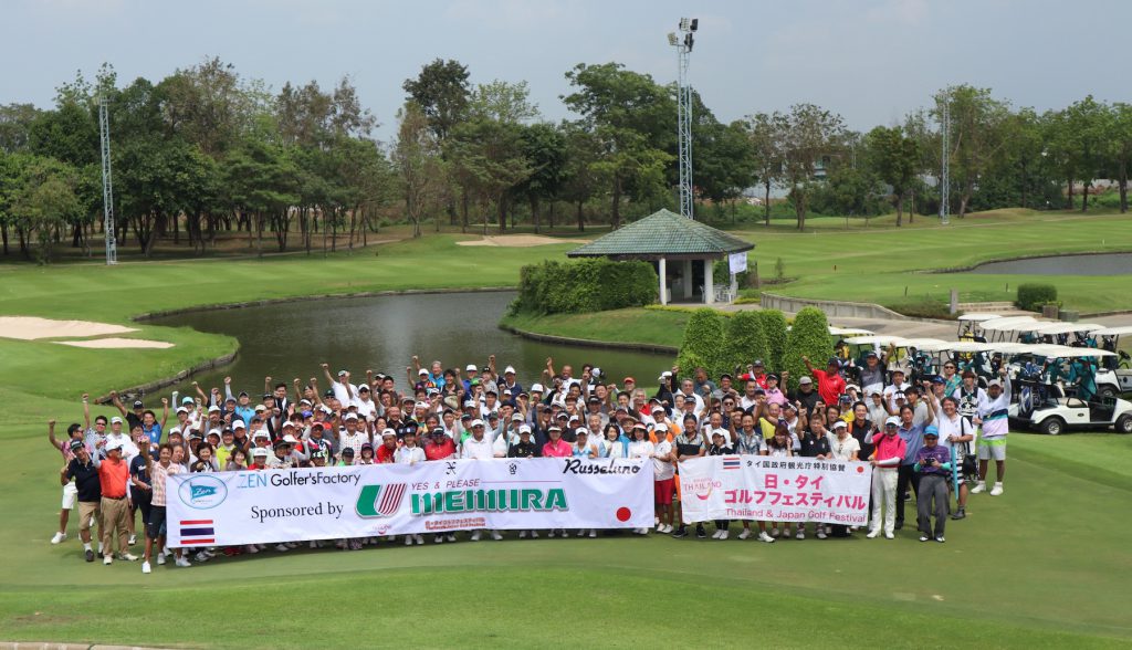 日・タイゴルフフェスティバル2019 「ZEN Golfer's Factory×RUSSELUNO sponsored by 梅村コーポレーション」集合写真