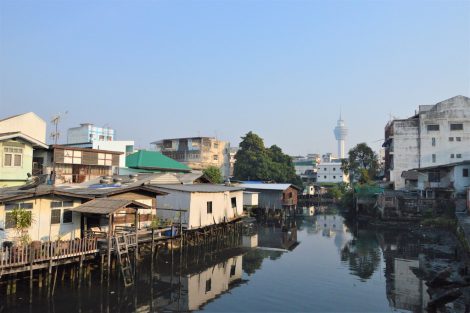 サムットプラカンの市街地