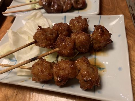 焼き鳥　桔梗　つくね