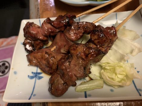 焼き鳥　桔梗　ずり