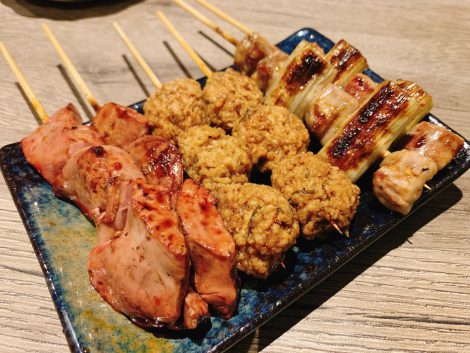 闘鶏 焼き鳥盛り合わせ