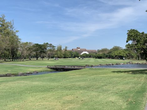 ザヴィンテージゴルフ　最終ホール